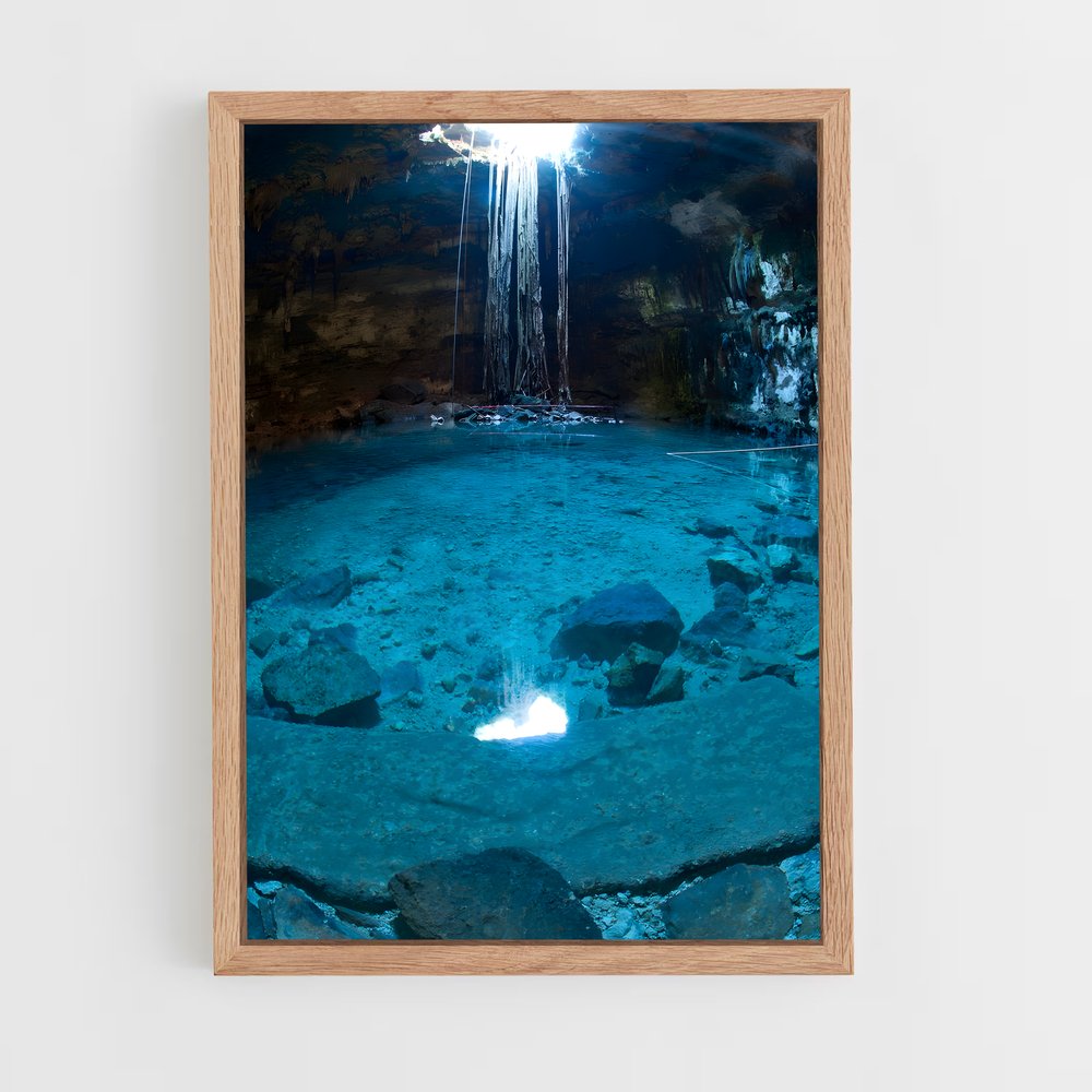 Poster La Cascade Éternelle – affiche Plongée en apnée (vue 4)